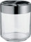 Alessi Julieta LC08 - Hermetisches Design Küchenglas, Glas in Glas mit 18/10 Edelstahldeckel, 75 cl, Silber