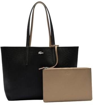 Lacoste Women's Anna Large Reversible Tote Bag, Tuareg/Grey Chinecalla, One Size