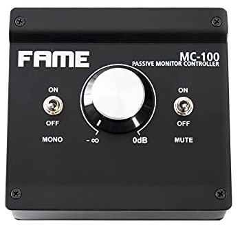 Fame Audio MC-100, Passiver Monitor-Controller, XLR/TRS-Kombibuchse, 3,5mm Anschlüsse