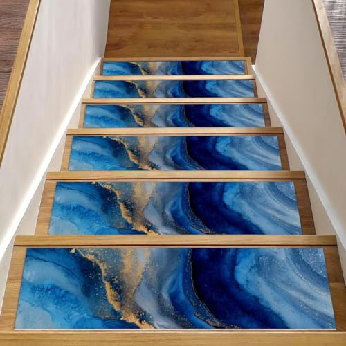 Luoweisi Tappetini per scale in legno, antiscivolo, per interni, 76,2 x 20,3 cm, per cani, bambini, anziani, con adesivo riutilizzabile, confezione da 15