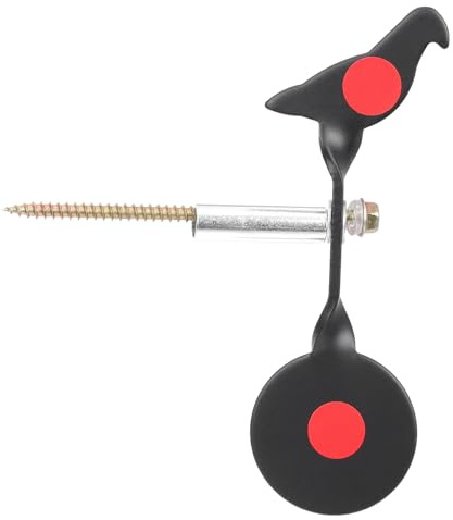 NAMOARLY Tree Mounted Rotating Shooting Training Target Sturdy Metal Practice Game for and Archery Outdoor Multi-purpose Target for Backyard Shooting Games