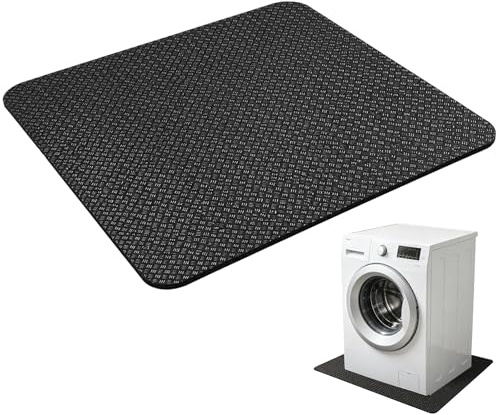 Anti Vibration Washing Machine Mat 60x60cm, Non-Slip Rubber Base