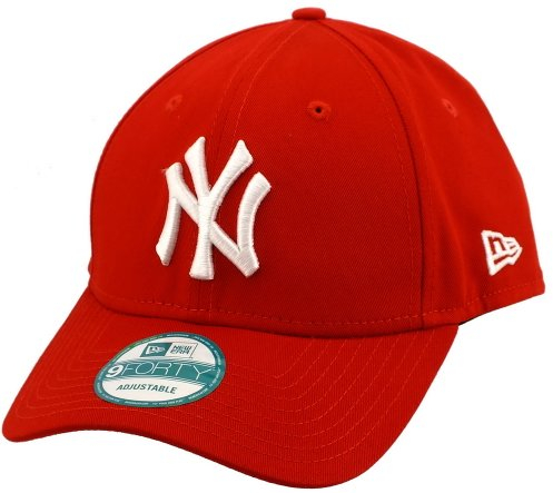 New Era 9Forty Adjustables - NY Yankees - Scarlet-White