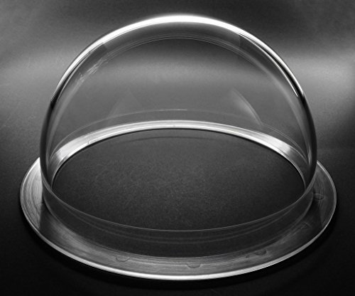 JMX 6,2 Pouces Acrylique Intérieur/Extérieur CCTV Prolongé de Remplacement Clair Caméra Dôme de Sécurité Caméra Dôme de Logement