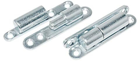 Hettich 2 Stück Renovierband zum Anschrauben, ø15 x 83,5 mm Stahl verzinkt, 9130290