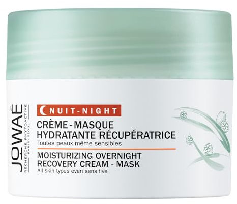 JOWAÉ Crema Maschera Idratante Rigenerante Notte Anti Fatica Con Kumquat, Per Tutti I Tipi Di Pelle, Anche Sensibile, 40 ml, Confezione da 1