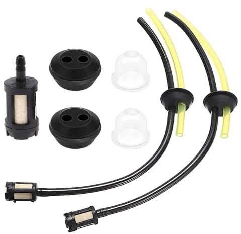 Benzinschlauch Motorsense, Universal Benzinfilter kit, Benzinschlauch Dichtung für Freischneider, Benzinfilter Ersatzteile Kit für Trimmer Mower
