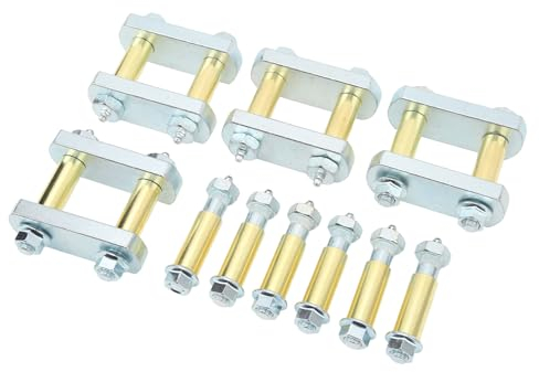 Hochleistungs-Tandemachsen-Aufhängungs-Upgrade-Set für Wohnmobil-Anhänger, Schäkel-Set mit Bronzebuchsen für CRE3000, 2,25-Zoll-Schäkel