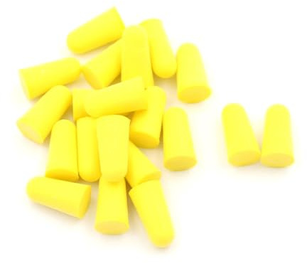 10Pairs Comfort Earplugs Noise Reduction Foam Soft Ear Plugs Noise Reduction Earplugs Protective for Sleep Slow Earplugs(Yellow)