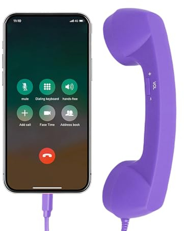 Auricular de Teléfono de 3,5 mm, Receptor de Teléfono Celular Vintage