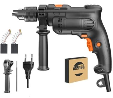 Taladro eléctrico de impacto AC220V 1000W/1280W 3000rpm taladro eléctrico multifunción potente taladro de impacto martillo eléctrico herramientas eléctricas(1280W)
