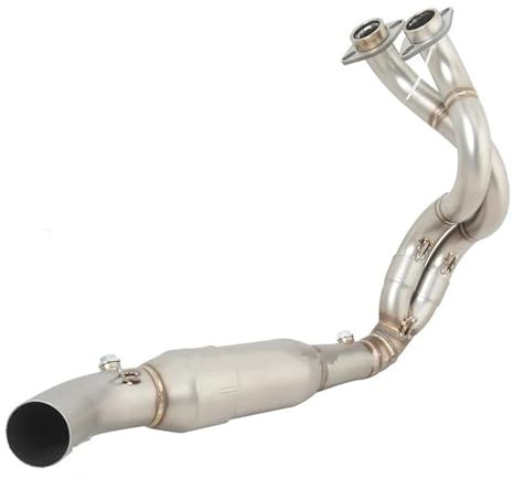 Terminal silencer accessories Motorcycle Exhaust System Front Center Link Pipe 51mm Muffler For Kawasaki Z650 For Ninja 650 KRT Edition 2023 2024