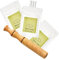 Essential oil Aromatherapy inhaler, smoking cessation inhaler, wooden personal essential oil diffuser, with 3 packs of blank cotton core