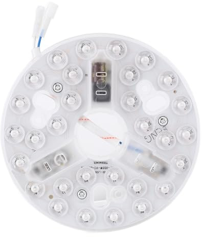 Asixxsix Kit D'éclairage de Rénovation à LED de 5,3 Pouces pour Plafond Light Light Plafond Ban Panneau de Remplacement, 15W 3000K 4200K 6500K 3 Couleur Ventilateur de Plafond