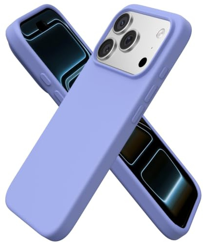 ORNARTO für iPhone 17 Pro Hülle aus Silikon 6,3 Zoll - EIS Blau | Premium Flüssigsilikon, dünne Handyhülle, weich und griffig, tolle Haptik, stoß- und kratzfest, große Farbauswahl