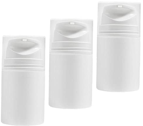 GALPADA 3pièces Flacons à Pompe Vides Rechargeables Lot pour Fond de Teint Liquide Voyage Compact et Résistant