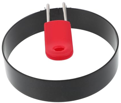 OFFSCH 2 piezas Anillos de Huevo Frito de Acero Inoxidable Molde Redondo para Cocinar Huevos Panqueques y Hamburguesas Resistente y Fácil de Usar para Cocina Doméstica
