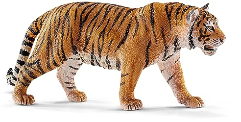 SCHLEICH 14729 Tiger, für Kinder ab 3+ Jahren, WILD Life - Spielfigur