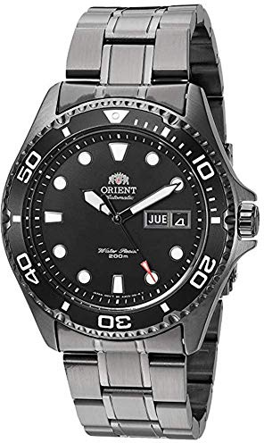Orient Herren Japanische Automatik Handaufzug Edelstahl 200 Meter Taucheruhr, Taucheruhr