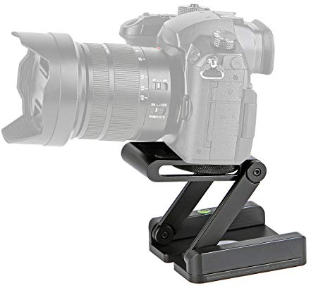 ayex Z-Platte Flex-Neigekopf ST-06 Kamerahalterung mit 2 Gelenken für Stativ Slider Tischaufnahme
