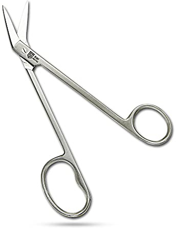 SMI Tijeras de Uñas Pie Mango Largo 16 cm Tijeras para Uñas Encarnadas y Gruesas Cortaúñas Profesional Acero Inoxidable
