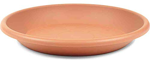 Siena Garden - Sottovaso Rotondo per Cilindro, 40, Terracotta, 39 cm