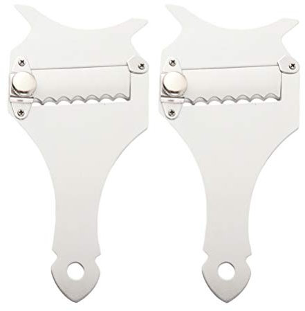 Cabilock 2 Piezas Rallador De Queso Rizador De Trufa Mango Afeitadora Profesional De Trufas Máquina De Afeitar De Chocolate De Metal Pastel Alambre De Acero Vegetal Acero Inoxidable