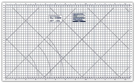 Hemline Foldable Pattern Cutting Sewing Template Temporary Worktop Cutting Board,White,Unfolded: 91.4 x 151.1cm (36 x 59.5in)