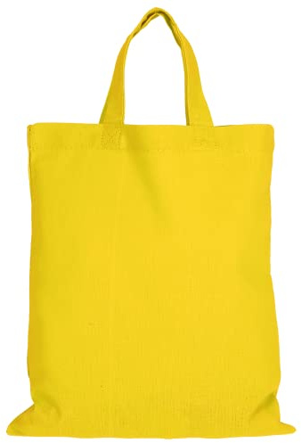 TEXXILLA 10 Stück Apothekertasche - OEKO-TEX 100 zertifiziert | mit zwei kurzen Henkeln | 22x26cm | Jutebeutel | Einkaufstasche | unbedruckt