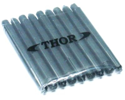 Dartpfeil-Schäfte Dartschäfte Dart Schäfte Darts Shafts Nylon PVC Kunststoff ultrashort-Short-midi-Intermediate-medium (41mm midi 3 Set (9 Stück), schwarz)
