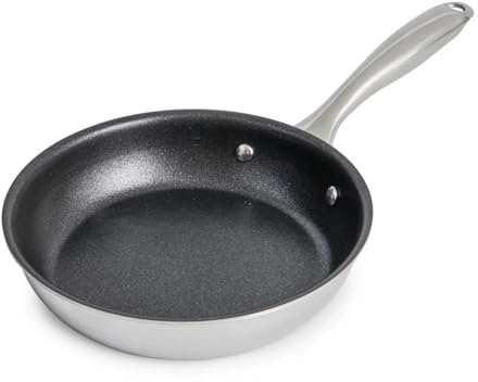 Betty Bossi Bratpfanne Edelstahl 28 cm Antihaft für alle Herdarten | Universalpfanne mit gleichmäßiger Hitzeverteilung | Spülmaschinengeeignet | Schwarz