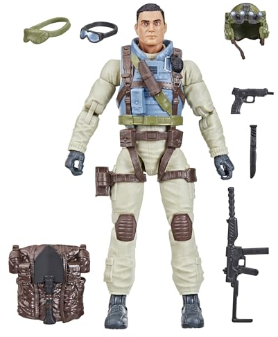 G.I. Joe Classified Series #115, Franklin Airborne Talltree, Sammelfigur 15,2 cm, Actionfigur mit 10 Zubehörteilen