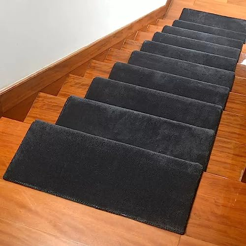rutschfeste Treppenstufen, Rutschfester Sicherheitsteppich, Bodenmatte, Treppe, Innentreppenläufer mit wiederverwendbarem Kleber, rutschfest, für Kinder, ältere Menschen und Haustiere, 5 Stü