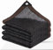 ZOZIJIU Tela de Sombra - Malla de Malla para Sombra de jardín con Ojales Cubierta de Parasol para Exteriores para pérgola Patio Plantas Invernadero Gallinero Negro 90% Tasa de sombreado (6x6m)