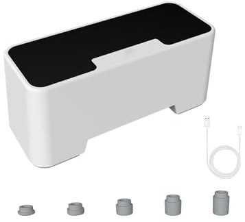 Smart Sensor Flusher – 1200 mAh weißer WC-Spüler, USB-Aufladungsdesign, sensibler WC-Spüler, berührungsfreier Komfort-WC-Spüler, mühelose Spülung, intelligente WC-Spülung für Zuhause, Büros