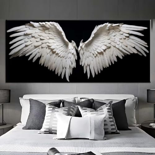 Diamond Painting Flügel Engel, Groß XXL 30 X 60 cm, Diamant Bilder Cross Stickerei, Mosaikherstellung Full Drill Crystal, Kreativ Set für Wand Home Décor q458