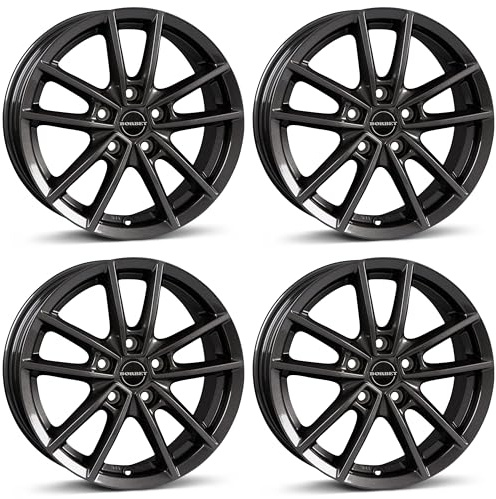 4x Llantas Borbet W 7x17 ET40 5x108 mistral anthracite glossy