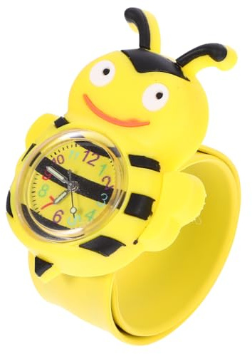 SHERCHPRY Reloj De Pulsera para Niños con Diseño De Abeja Colorido Banda Slap Ligero Fácil De Leer Cumpleaños Y para Actividades Al Aire Libre