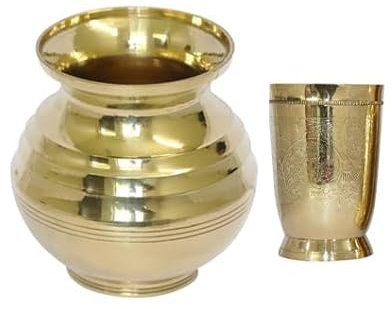 BRACOP® Wasserkrug aus reinem Kupfer, Wasserkaraffe, Krug mit Deckel, Kupferbecher, Ayurveda-Kupferkrug, Moscow Mule-Becher-Set, Trinkgeschirr, gravierte gläser Gold kelch, Kupferkrug, Trinkflasche