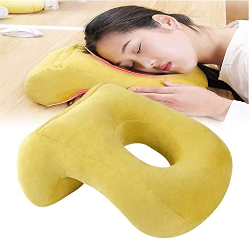 QiuShuiDr Almohadas Faciales para Dormir Boca Abajo: Cojín De Apoyo para La Cabeza Y Los Hombros, Almohada para La Retina para La Recuperación Posterior A Una Cirugía Ocular Y para Pacientes