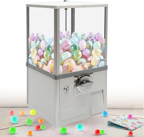 Ostreemaner 21 Macchina per Caramelle E Gomme da Masticare Commerciale, Distributore Automatico di Capsule, Distributore di Palline Rimbalzanti per Capsule Rotonde, per Negozi al Dettaglio,F