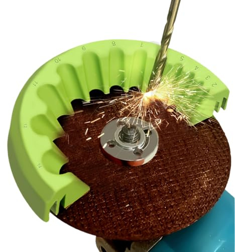 Afilador de brocas para todas las brocas, plantilla portátil multiusos de ABS para afilar, herramientas manuales profesionales de precisión para afilar, moler y perforar
