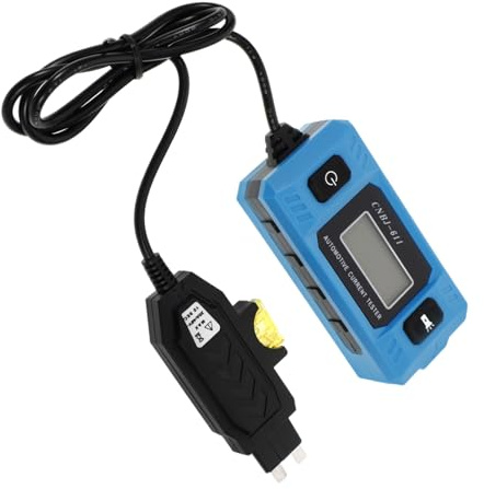 Mipcase Tester Fusibili Auto Digitale senza Batteria Misuratore Elettrica per Rilevazione Guasti Veicoli Strumento Portatile Amperometro Auto