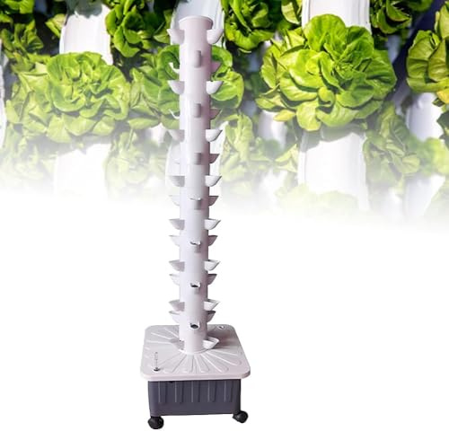 Tour hydroponique, 45 Capsules, système de Plantation hydroponique pour Herbes, Fruits et légumes, Cadeau pour Les Amoureux de la Cuisine