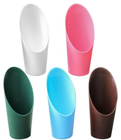 LABRIMP Set 5 Pezzi Palette in Pp per Terriccio, Pala Leggera e Facile da Usare per Giardinaggio e Terriccio per Piante Grasse Riutilizzabile