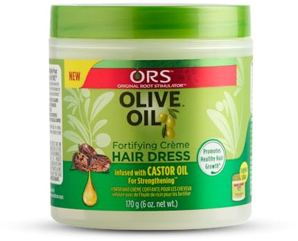 ORS Olive Oil Fortifying Crème für Haare 170g - Feuchtigkeitsspendende und pflegende Haarcreme mit Olivenöl, Distelöl und Brennnessel-Extrakt für gesundes Haarwachstum und kräftige Haarfollikel
