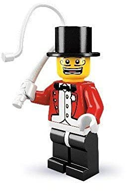 LEGO 8684 Minifigur Dompteur / Zirkusdirektor aus Sammelfiguren Serie 2