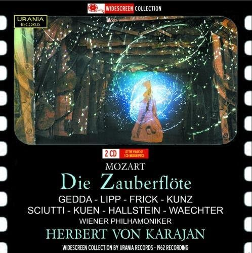 Mozart : la Flûte Enchantée. Gedda, Lipp, Frick, Waechter, Karajan.