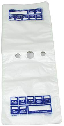 7 Day Portion Bags 6.375X7, Box of 2000