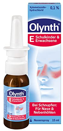 Olynth 0,1% - Abschwellendes Schnupfen Dosierspray für Erwachsene und Schulkinder ab 6 Jahren – 15 ml Nasenspray